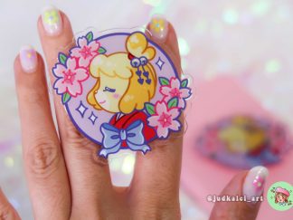 Animal Crossing Phone Grip | Cute Isabelle