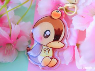 Animal Crossing Charm | Cute Molly with a tangerine