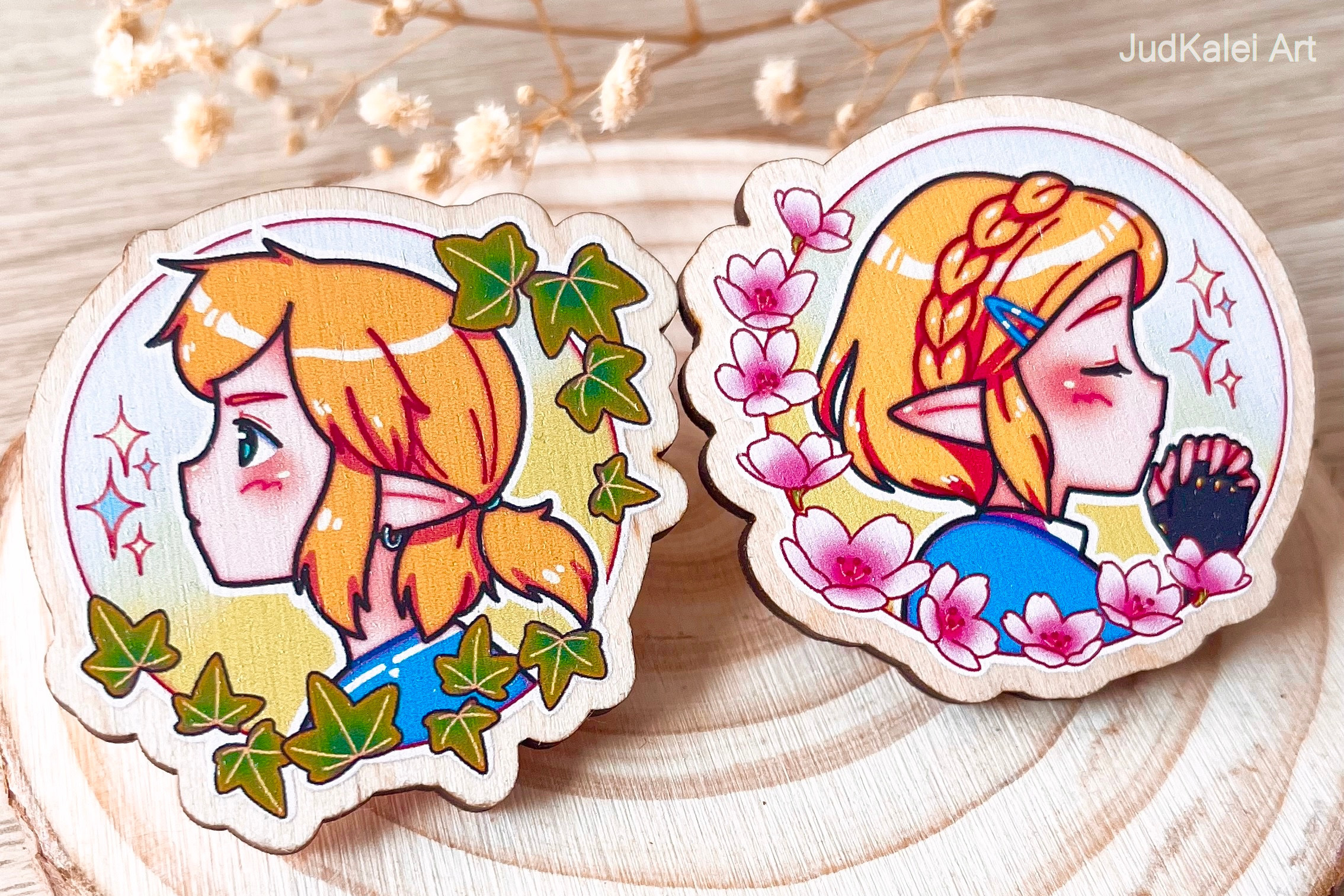 Set De 6 Badges Zelda Echoes Of Wisdom - Figurines Link Et Princesse En Acrylique - Broches Cosplay, Sac, Décoration