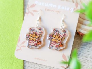 Zelda Korok Earrings | Cute Autumn Korok