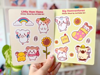 Hamtaro & Friends Sticker Sheets