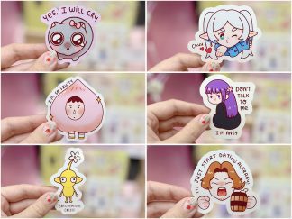 Sticker Collection: Pikmin, Frieren, Sad Hamster & Bo-chan
